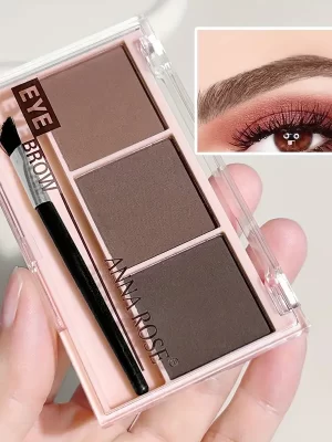 3-color Eyebrow Powder Palette Matte Natural