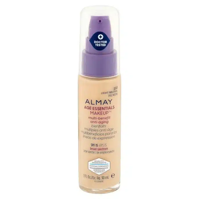 Almay Age Essentials Multi Benefit Make Up Foundation 110 Light Neutral