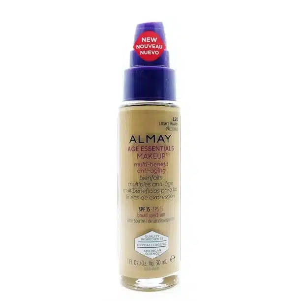 Almay Age Essentials Multi Benefit Make Up Foundation 120 Light Warm