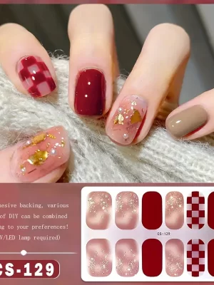 Cute Gel Nail Stickers Self-adhesive 129
