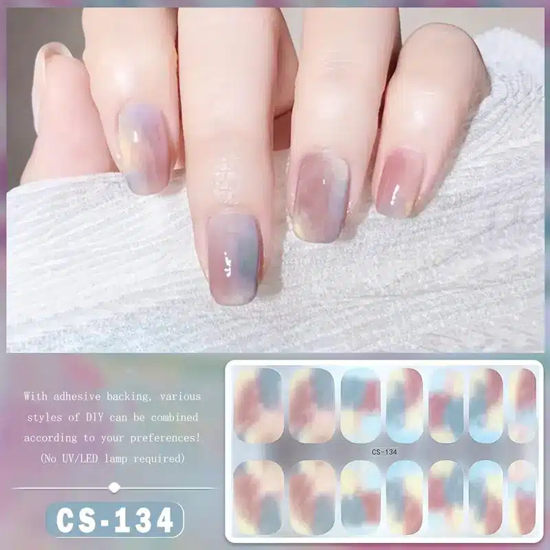 Cute Gel Nail Stickers Self-adhesive 134