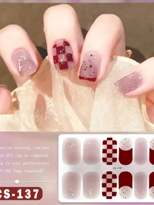 Cute Gel Nail Stickers Self-adhesive 137