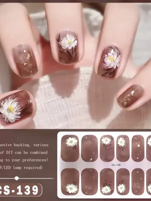 Cute Gel Nail Stickers Self-adhesive 139