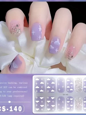 Cute Gel Nail Stickers Self-adhesive 140
