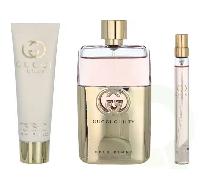 Gucci Guilty Pour Femme Giftset 150 ml - Edp Spray 90ml/Body Lotion 50ml/Edp Spray 10ml - Xmas