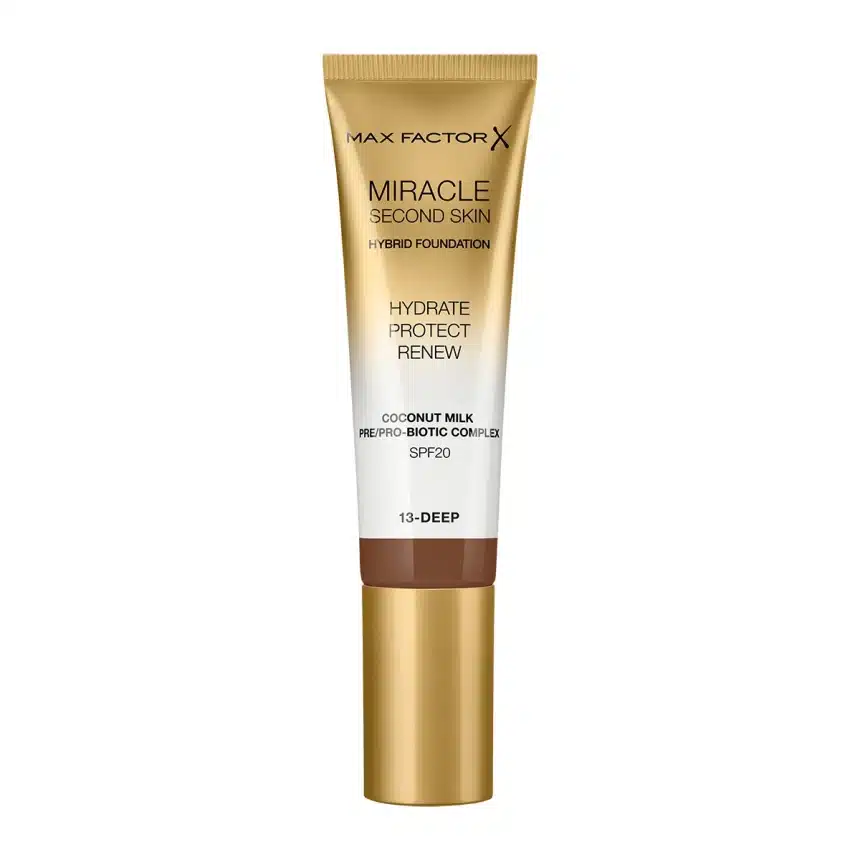 Max Factor Miracle Second Skin Hydrating Foundation 13-Deep