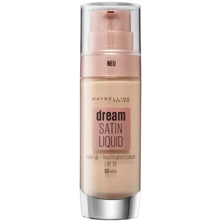 Maybelline Dream Satin Liquid Foundation 10 Ivory