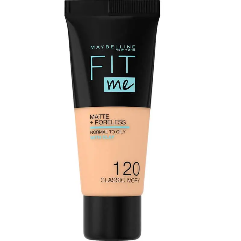 Maybelline Fit Me Matte & Poreless Foundation 120 Classic Ivory