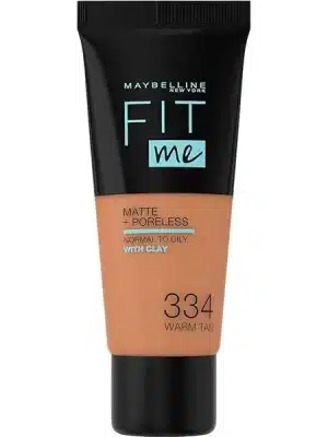 Maybelline Fit Me Matte & Poreless Foundation 334 Warm Tan