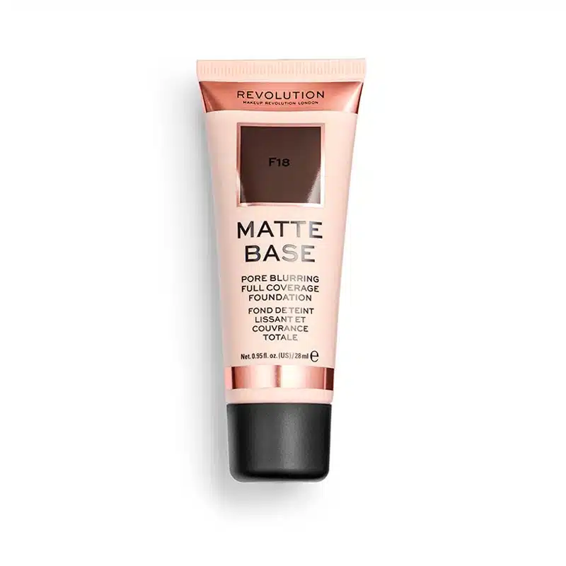 Revolution Matte Base Foundation F18