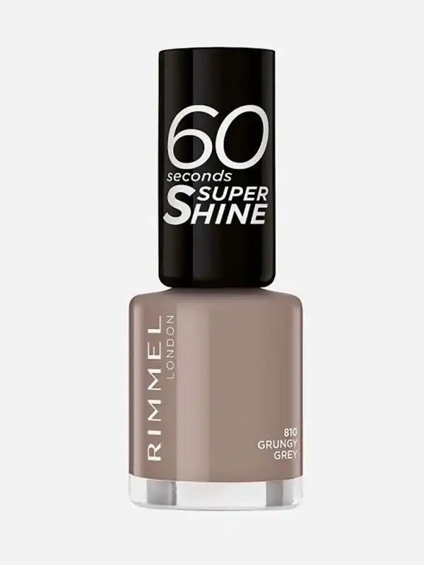 Rimmel 60 Seconds Super Shine Nail Polish Grungy Grey