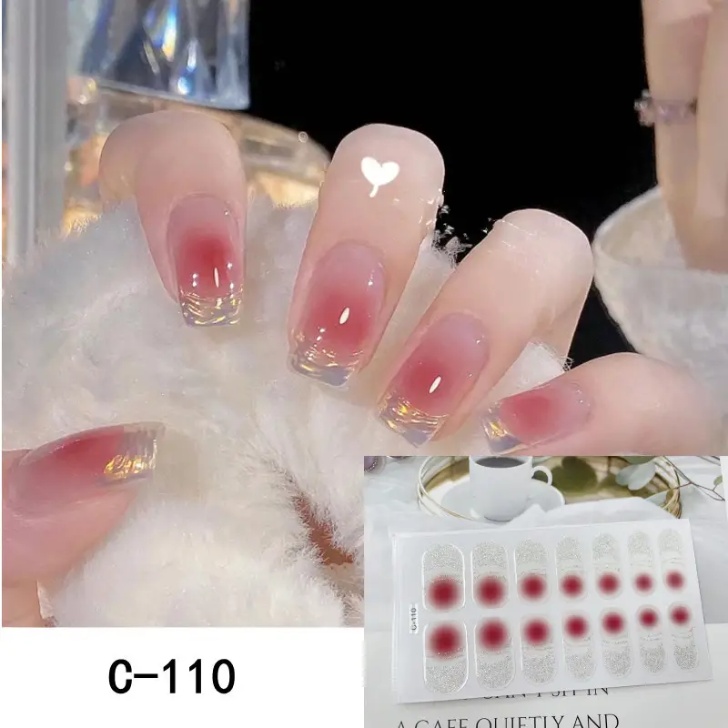 14pcs 3D Nail Strips c110