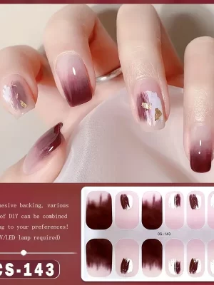 Cute Gel Nail Stickers Self-adhesive 143