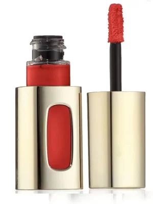L'Oreal Extraordinaire liquid lipstick 301 Rouge Soprano