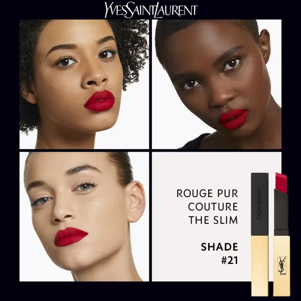 YSL Rouge Pur Couture The Slim Matte Lipstick 2024 Fiery Vermillion