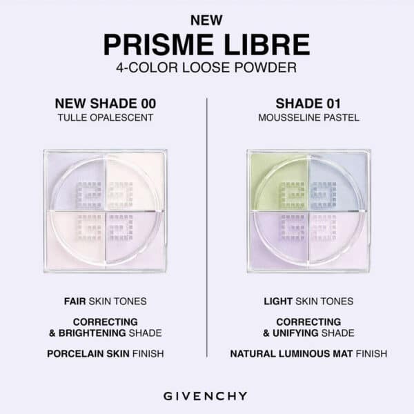 Givenchy Prisme Libre Mat-finish Enhanced Radiance Loose Powder 2 Satin Blanc 12g