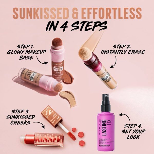 Maybelline Sunkisser Glow Liquid Blush 8 Shades On