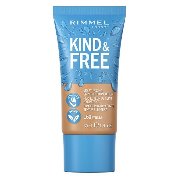 Rimmel Kind & Free Moisturising Skin Tint Foundation 160 Vanilla 30ml